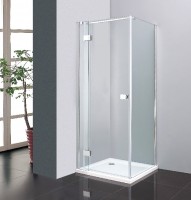 Wellis Clyde 90x90 cm szögletes zuhanykabin 1 nyílóajtóval, átlátszó üveggel + Easy Clean bevonattal