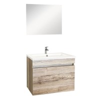 Wellis Blondie 60 cm komplett fürdőszobabútor szett, fiókos mosdószekrény + öntött márvány