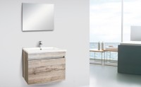 Wellis Blondie 60 cm komplett fürdőszobabútor szett, 1 fiókos mosdó szekrénnyel, öntött márvány mosd