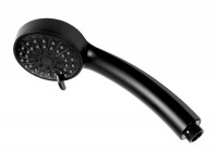 Novaservis Ru 869,5 matt fekete, 3 funkciós kézi zuhanyfej