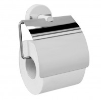 Roltechnik Optimo White WC papír tartó 6403-99 fehér-króm rozsdamentes acél fürdőszobai kiegészítő