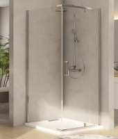Niagara Wellness Carol 90x90x190 cm szögletes zuhanykabin+Oskar 90x90x16 cm zuhanytálca CSOMAG AKC