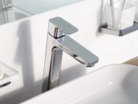 Ravak 10° Free magasított mosdócsaptelep, leeresztő nélkül, króm TD F 015.00