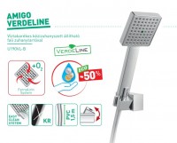 Ferro Amigo VerdeLine - kézizuhanyszett állítható fali zuhanytartóval  U190VL-B