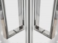 Roltechnik ECDO1N Exclusive Line 100x250 cm nyíló ajtós zuhanyajtó, Fekete elox kerettel