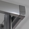 Roltechnik Lega Line LLS2 120x80 cm zuhanykabin tolóajtóval, átlátszó üveggel, brillant profil