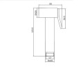 Arezzo Design bidé zuhanyfej AR-0201