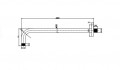 Arezzo Design Round 40 cm-es fali, kerek zuhanykar AR-4000
