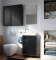 Arezzo Design Mini 40 cm fürdőszobaszekrény mosdóval együtt, 9 választható színben