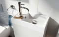 Arezzo Design Mini 40 alsó fürdőszobaszekrény mosdóval, fényes fehér színben  AR-163068