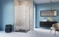 Radaway Torrenta KDJ 100Jx80 cm szögletes, aszimmetrikus zuhanykabin, nyílóajtóval, átlátszó