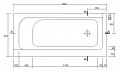 Cersanit Smart 170x80 cm egyenes akril kád balos vagy jobbos kivitelben + ajándék kádláb