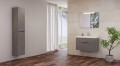 Tboss Slim 80 helytakarékos alsó fürdőszobabútor 2 fiókkal, mosdóval, 34 színben választhat