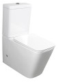 Sapho Porto PC102WR monoblokk WC perem nélküli, alsó-hátsó kifolyású, tartállyal, ülőke n