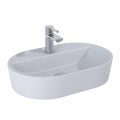Arezzo Design Babette 62x42 cm pultra ültethető matt szürke, porcelán mosdó AR-145102