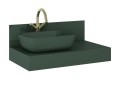 Arezzo Design Reni pultra tehető matt zöld porcelán mosdó AR-146028