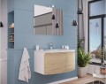 Savini Giulia 80 cm komplett fürdőszobabútor SZETT Sötét Tölgy színben