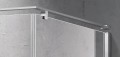 Wellis Sorrento 90 cm zuhanyajtó balos vagy jobbos, 1 nyíló ajtóval, átlátszó üveggel + Easy