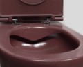 Sapho Isvea Infinity Rimless - perem nélküli fali WC, antracit