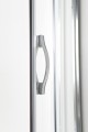 Sapho Gelco Sigma 90x90 cm íves zuhanykabin, dupla eltolható ajtóval,  átlátszó üveggel, Tecm