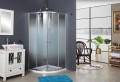 Niagara Wellness Lotus Grad 90x90 cm íves zuhanykabin, intim üveggel