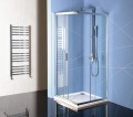 Sapho Easy Line 90x90 cm szögletes zuhanykabin, átlátszó üveggel