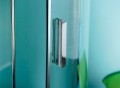 Sapho Zoom Line 90x90 cm jobbos íves zuhanykabin, átlátszó üveggel, króm profillal