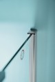 Sapho Zoom Line 100x100 cm szögletes zuhanykabin, átlátszó üveggel, króm profillal