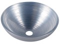 Sapho Murano Silver üvegmosdó, 40x14 cm, ezüst AL5318-68