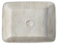 Sapho Dalma 48x38 cm pultra tehető mosdó, bézs márvány színben MM527