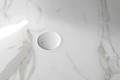 Sapho Dalma 58,5x39 cm pultra tehető mosdó, fehér márvány színben MM217