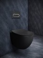 Ravak Chrome Uni RimOff fekete - perem nélküli fali WC