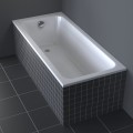 Duravit D-Code 150x75cm egyenes akril kád, lefolyó a lábrészen