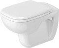Duravit D-Code Rimless - PEREM NÉLKÜLI fali WC + lecsapódásmentes WC ülőke SZETT
