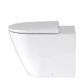 Duravit D-Neo Rimless - perem nélküli álló WC, hátsó kifolyású, mélyöblítésű