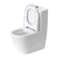 Duravit D-Neo Rimless - perem nélküli monoblokk WC + oldalsó vízbekötésű tartály SZETT