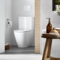 Duravit D-Neo Rimless - perem nélküli monoblokk WC + oldalsó vízbekötésű tartály SZETT