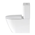 Duravit D-Neo Rimless - perem nélküli monoblokk WC + alsó vízbekötésű tartály SZETT