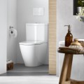 Duravit D-Neo Rimless - perem nélküli monoblokk WC + alsó vízbekötésű tartály SZETT