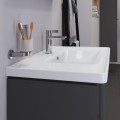 Duravit D-Neo 80x48 cm aszimmetrikus bútorba építhető vagy falra szerelhető mosdó, medence ré