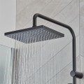 Hansgrohe Vernis Shape Showerpipe 230 1 jet zuhanyrendszer, termosztátos csapteleppel, matt fekete