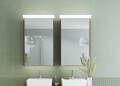Tboss Mirror Box Cut 55x80 cm felső tükrös szekrény világítással , piperetükörrel, 34 szín