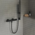 Ravak SatinFlex zuhany gégecső 150 cm, Black Matt - fekete 913.22BLM