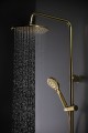 Deante Arnika Gold komplett zuhanyrendszer csapteleppel, arany