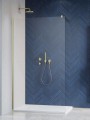 Radaway Modo New II Walk-in zuhanyfal, 5 különleges színben választható profillal, átlátszó