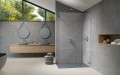 Radaway Essenza Pro Walk In zuhanyfal, átlátszó üveggel, 5 különleges színben választható p