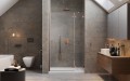 Radaway Essenza Pro Walk In zuhanyfal, átlátszó üveggel, 5 különleges színben választható p