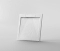 Arezzo Design Stone 90x90 cm kőhatású, lapos, csúszásmentes öntöttmárvány zuhanytálca, 4 s