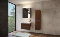 Tboss Milla 80 komplett fürdőszobabútor szett, alsó bútor Roca mosdóval, felső tükrös szekr