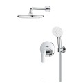 Grohe Eurosmart falsík alatti komplett zuhanyrendszer, Tempesta 250 fejzuhannyal 25288000